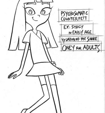 Solo Female Psychosomatic Counterfeit Ex: Stacy in Early Age- Phineas and ferb hentai Lotion