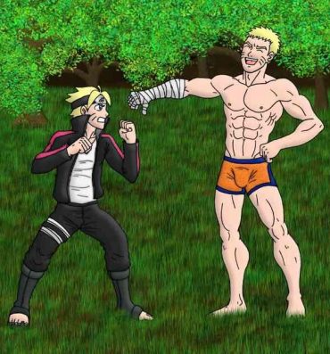 Gay Bukkake Boruto vs Naruto- Boruto hentai Throat