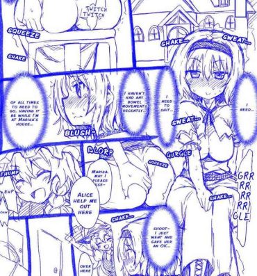 From Alice and Marisa's Smelly Kiss- Touhou project hentai Bisex