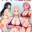 Horny Slut Tsunade no In Suiyoku | Tsunade's Obscene Beach- Naruto hentai Lolicon