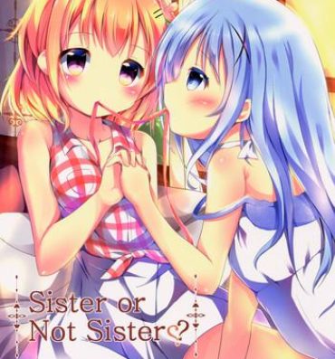 Celeb Sister or Not Sister??- Gochuumon wa usagi desu ka hentai Anal Sex